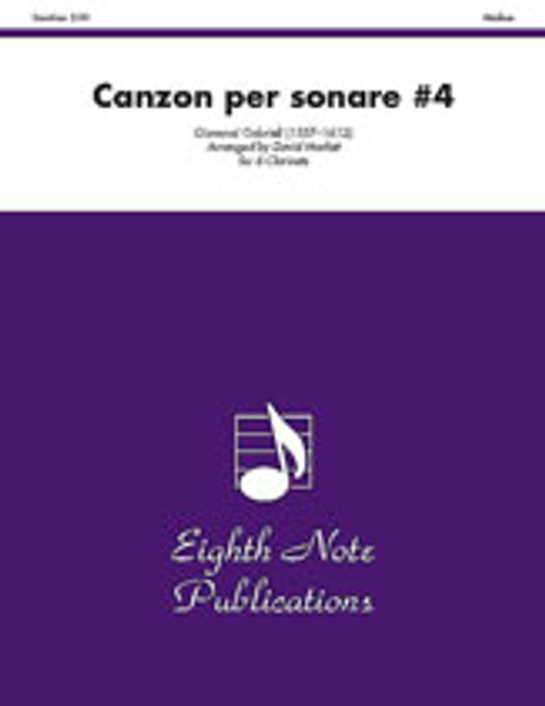 Gabrieli, Canzon per Sonare No. 4 [Alf:81-CC2339]