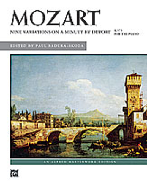 Mozart, Nine Variations on a Minuet by Duport, K. 573 [Alf:00-22582]