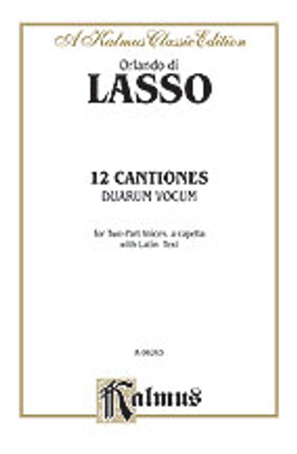 Lasso, Twelve Canciones duarum vocum [Alf:00-K06263]