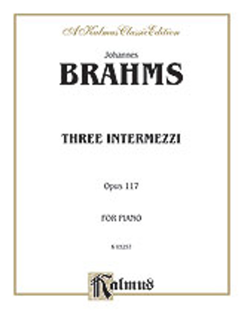 Brahms, Three Intermezzi, Op. 117 [Alf:00-K03257]