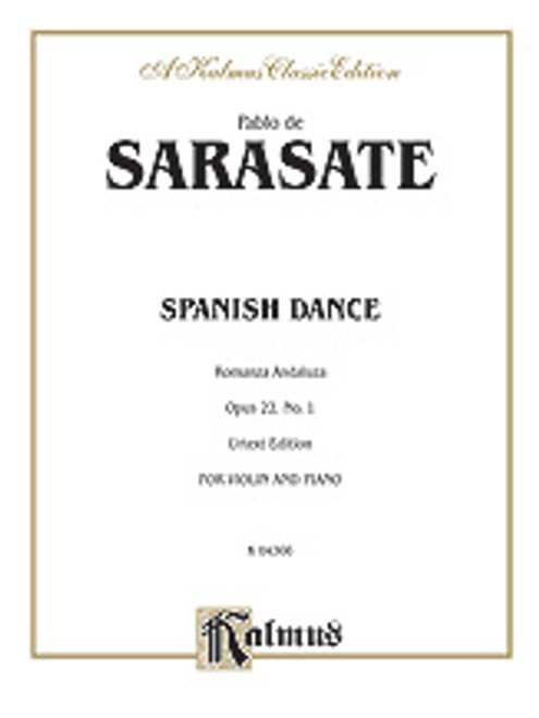 Sarasate, Spanish Dance, Op. 22, No. 1 (Romanza Andaluza) [Alf:00-K04366]