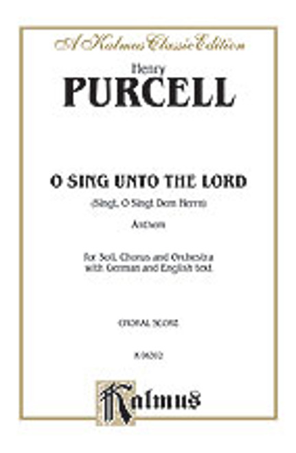 Purcell, Sing, O Sing Unto the Lord [Alf:00-K06392]