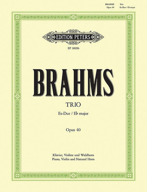 Brahms, Trio No.2 in E flat Op.40 [Pet:EP3899B]