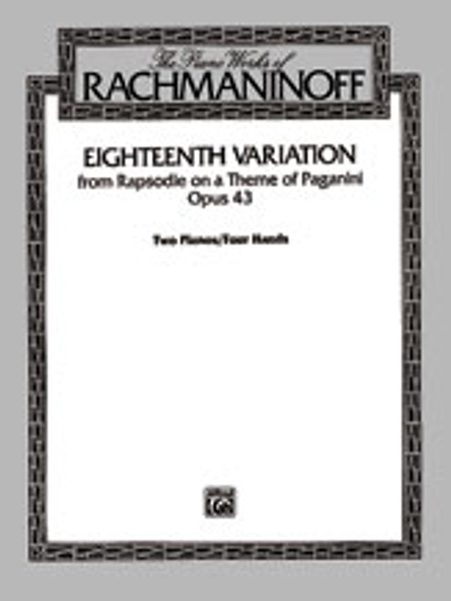 Rachmaninoff, Eighteenth Variation [Alf:00-F02323]