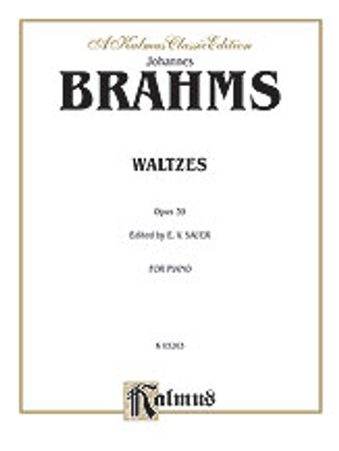 Brahms, Waltzes, Op. 39  [Alf:00-K03263]