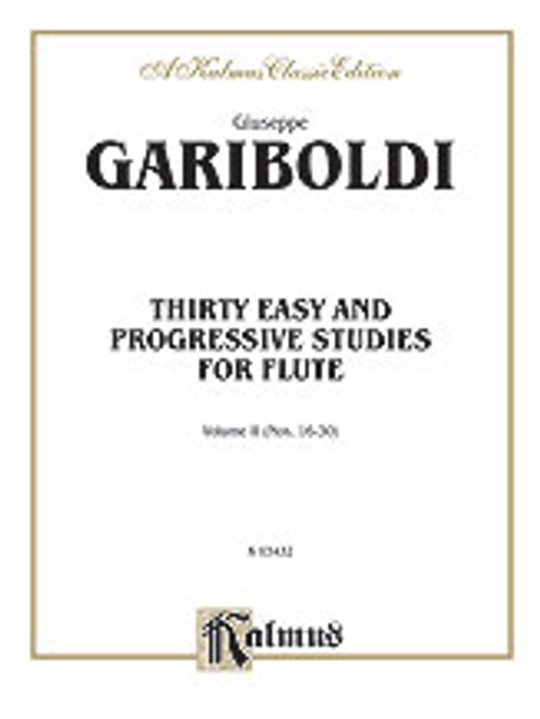 Gariboldi, Thirty Easy and Progressive Studies, Volume II (Nos. 16-30) [Alf:00-K03432]