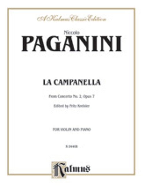 Pagani, La Campanella, Op. 7 [Alf:00-K04408]