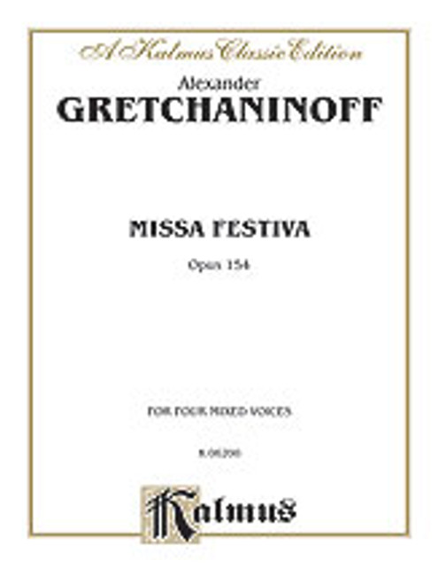 Gretchaninoff, Missa Festiva (Op. 154) [Alf:00-K06200]