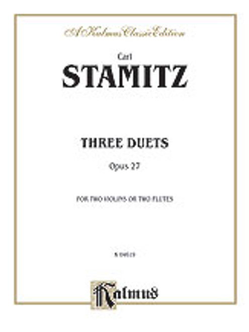 Stamitz, Three Duets, Op. 27  [Alf:00-K04619]