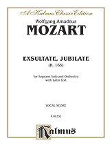 Exsultate, Jubilate (K. 165) [Alf:00-K06332]
