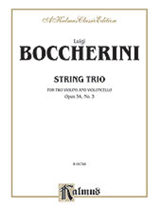 Boccherini, String Trio, Op. 54, No. 3 [Alf:00-K04748]