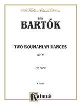 Two Roumanian Dances, Opus 8A [Alf:00-K03136]