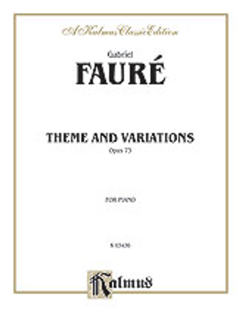 Faure, Theme and Variations, Op. 73 [Alf:00-K03436]