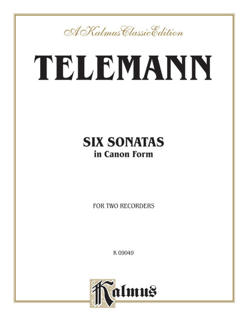 Six Sonatas in Canon Form [Alf:00-K09049]