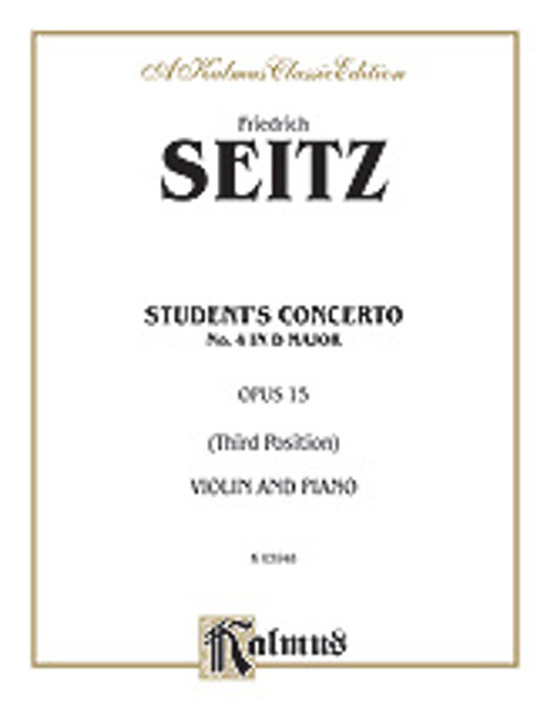 Seitz, Student's Concerto No. IV in D [Alf:00-K03948]