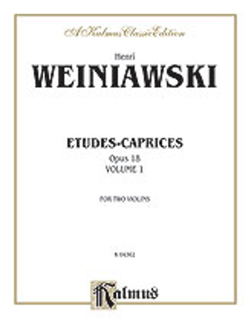 Wieniawski, Etudes-Caprices, Op. 18 [Alf:00-K04362]