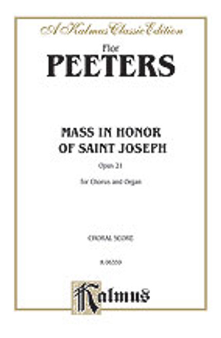 Peeters, Mass in Honor of Saint Joseph, Op. 21 [Alf:00-K06359]