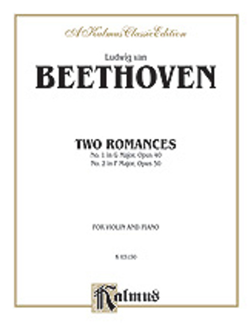 Beethoven, Two Romances, Op. 40 and 50 [Alf:00-K03150]