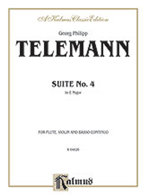 Telemann, Suite No. 4 in E Major [Alf:00-K04826]