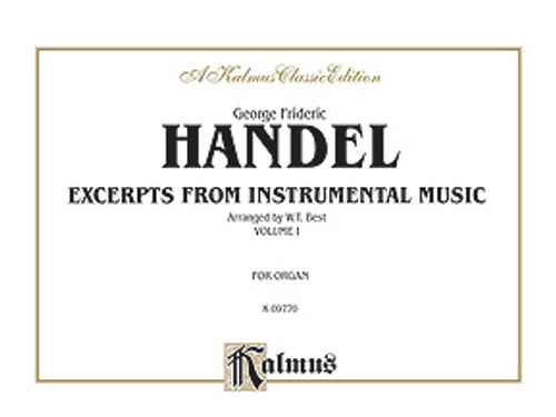 Handel, Extracts from Instrumental Music, Volume I [Alf:00-K09770]