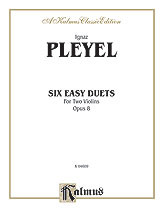 Six Easy Duets, Opus 8 [Alf:00-K04609]