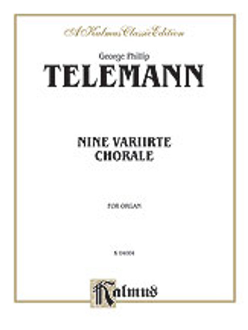 Telemann, Nine Chorale Variations [Alf:00-K04004]
