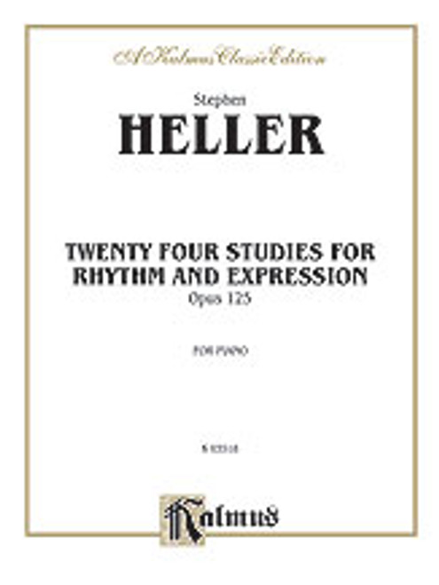 Heller, Twenty-four Piano Studies for Rhythm and Expression, Op. 125 [Alf:00-K03518]
