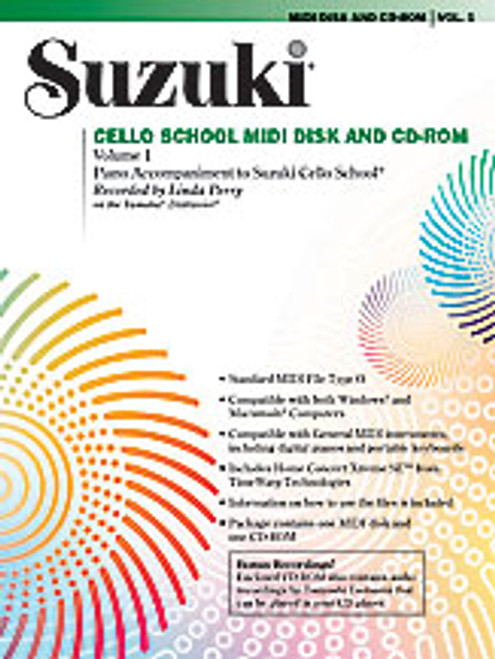 Suzuki Cello School MIDI Disk Acc./CD-ROM, Volume 1 [Alf:00-307X0]