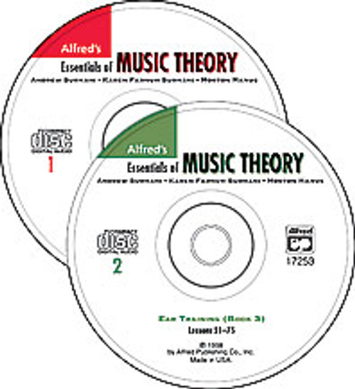 Alfred's Essentials of Music Theory: Ear Training CDs 1 & 2 Combined (for Books 1-3) [Alf:00-17254]