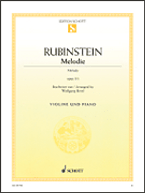 Rubinstein, Melodie, Op. 3 No. 1 [HL:49016676]