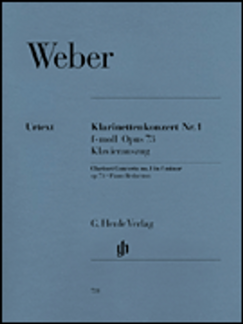 Weber, Clarinet Concerto No. 1 in F minor, Op. 73 [HL:51480731]