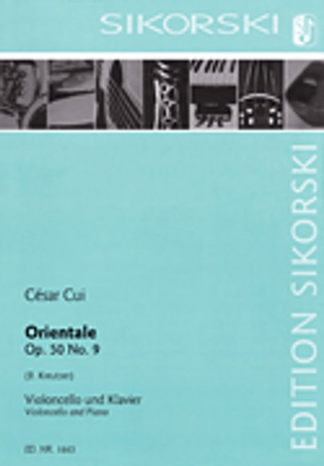 Cui, Orientale, Op. 50, No. 9 [HL:50490508]