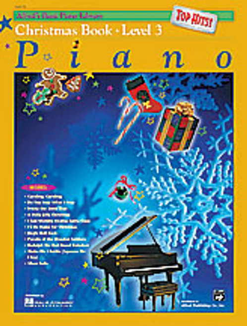 Alfred's Basic Piano Course: Top Hits! Christmas Book 3 [Alf:00-16938]