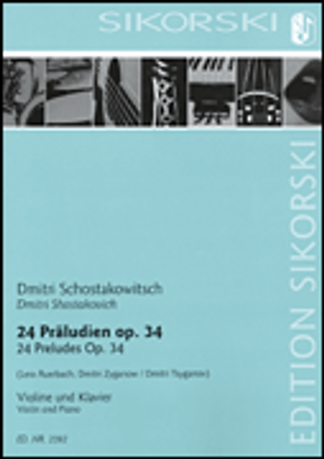 Shostakovich, 24 Preludes, Op. 34 [HL:50486162]