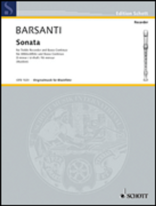 Barsanti, Sonata in D minor [HL:49011184]