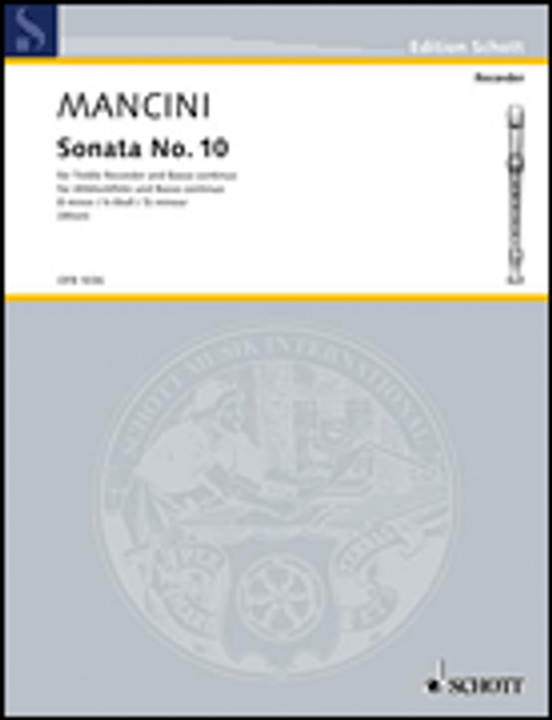 Mancini, Sonata No. 10 in B minor [HL:49011193]
