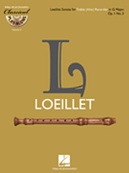 Loeillet, Treble (Alto) Recorder Sonata in G Major, Op. 1, No. 3 [HL:842343]