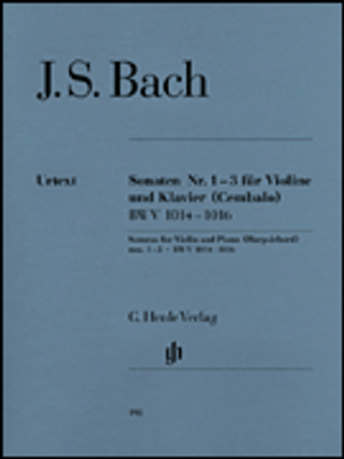 Bach, J.S. - Sonatas for Violin and Piano (Harpsichord) 1-3 BWV 1014-1016 [HL:51480198]