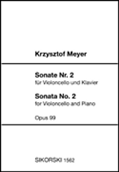 Meyer, Sonata No. 2 for Violoncello and Piano, Op. 99 [HL:50486960]