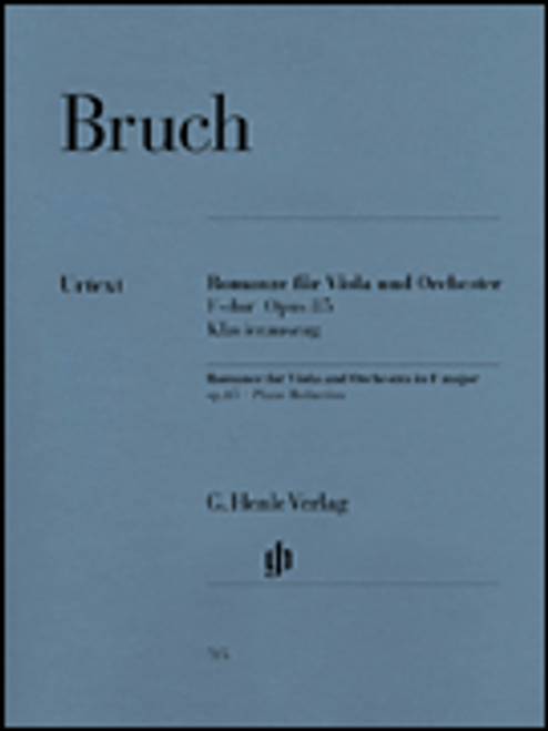 Bruch, Romance for Viola and Orchestra in F Major Op. 85 [HL:51480785]