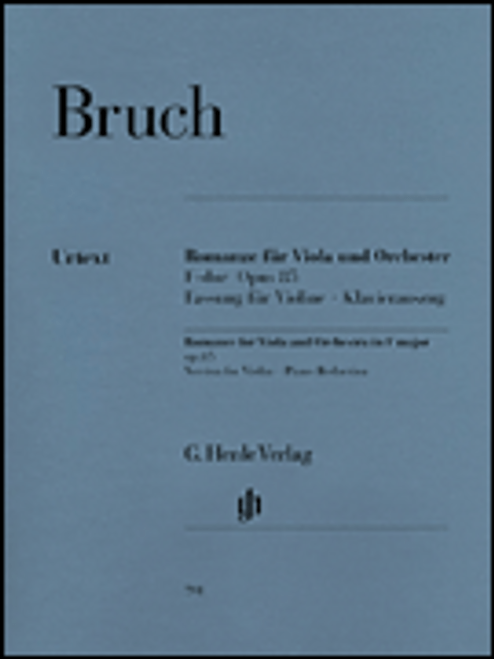 Bruch, Romance for Viola and Orchestra in F Major Op. 85 [HL:51480791]