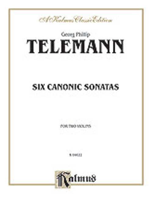 Telemann, Six Canonic Sonatas [Alf:00-K04622]