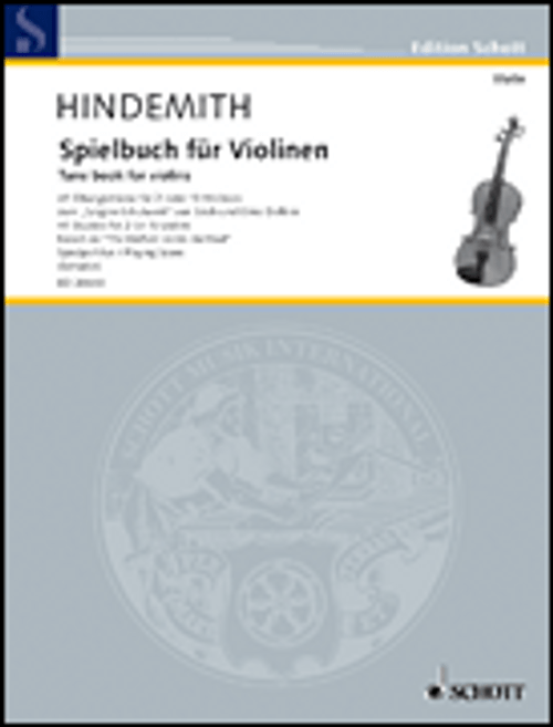 Hindemith, Tune Book for Violins [HL:49018481]