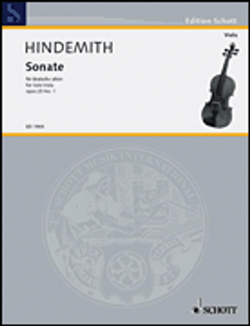 Hindemith, Sonata, Op. 25, No. 1 (1922) [HL:49003569]