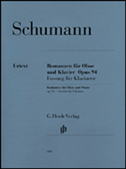 Schumann, 3 Romances for Clarinet and Piano Op. 94 [HL:51480442]