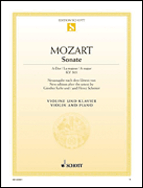 Mozart, Sonata in A Major, KV 305 [HL:49008739]