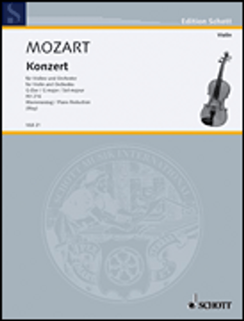 Mozart, Concerto in G Major, K. 216 [HL:49012303]