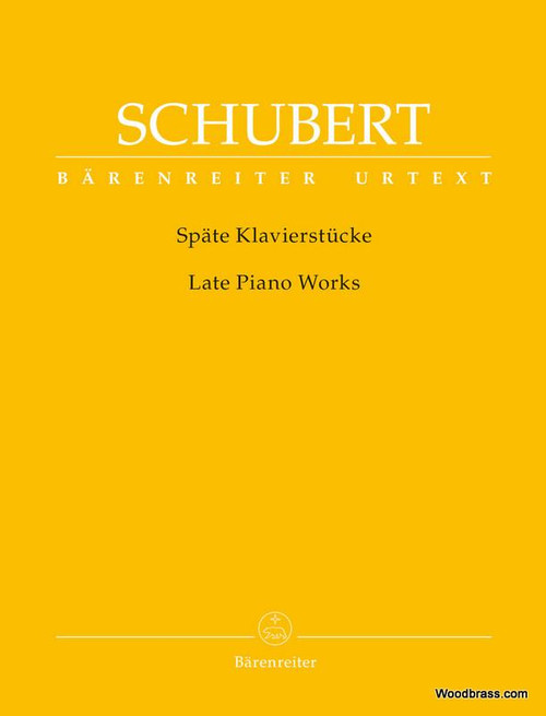 Schubert, Late Piano Pieces [Bar:BA9634]