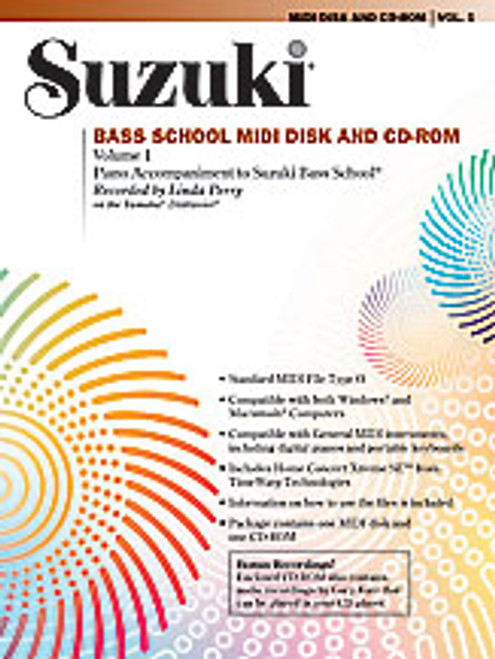 Suzuki Bass School MIDI Disk Acc./CD-ROM, Volume 1 [Alf:00-30880]