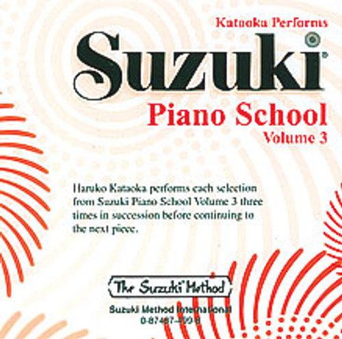 Suzuki Piano School CD, Volume 3 [Alf:00-0499]